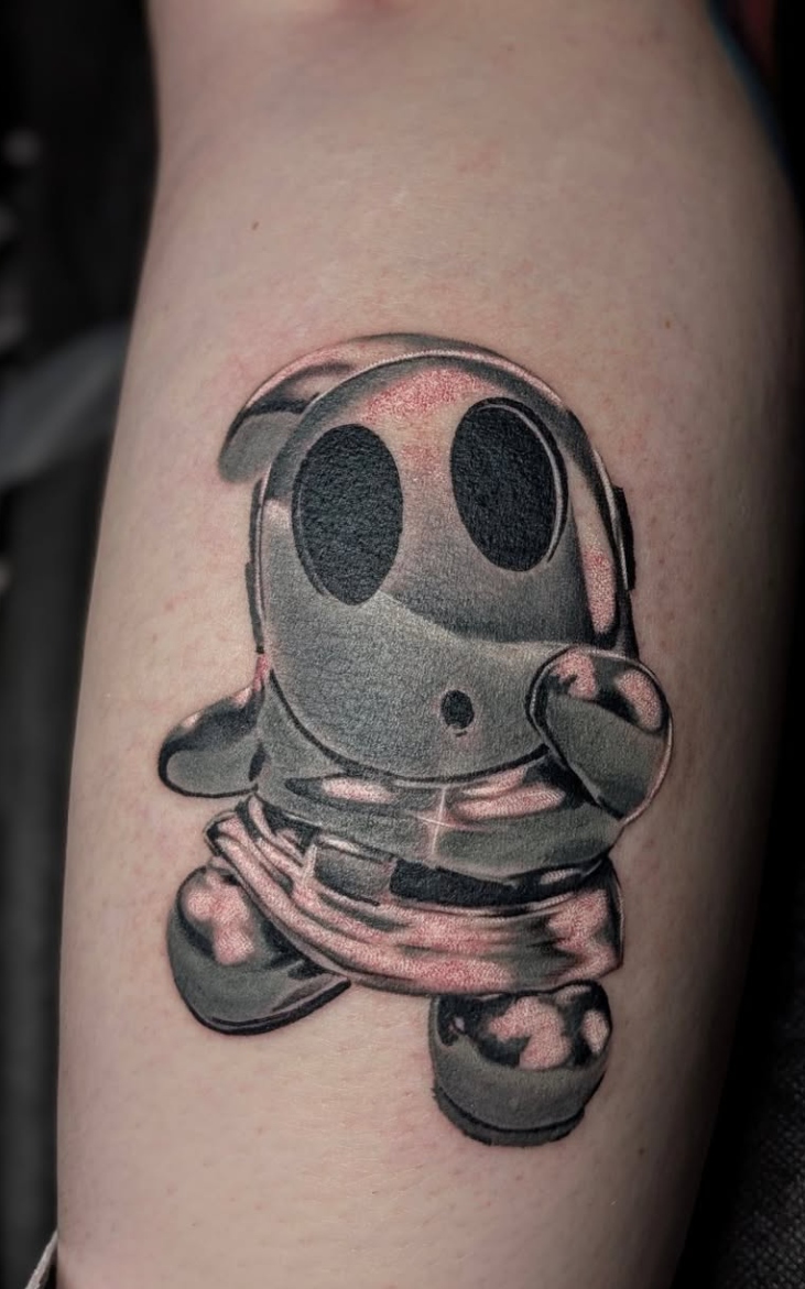 Detailed black and gray tattoo by a Final Touch Tattoo artist in San Antonio