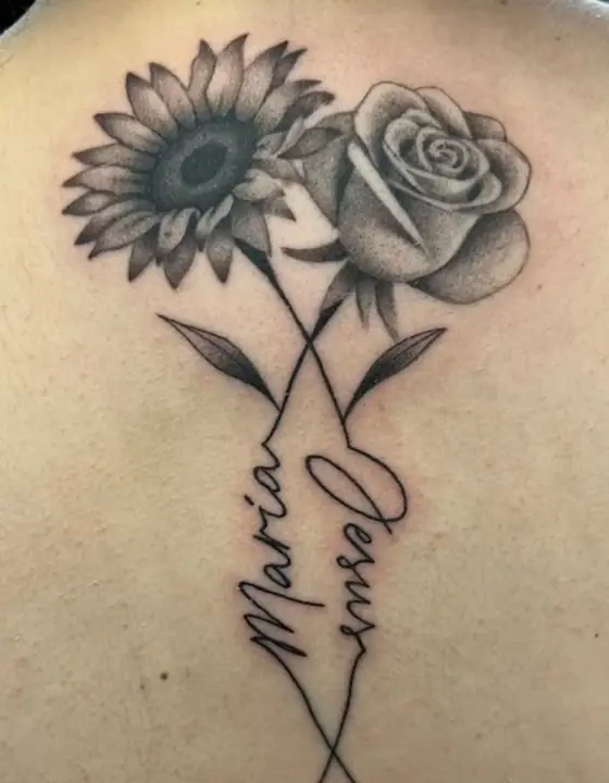 Floral piece by Raymond