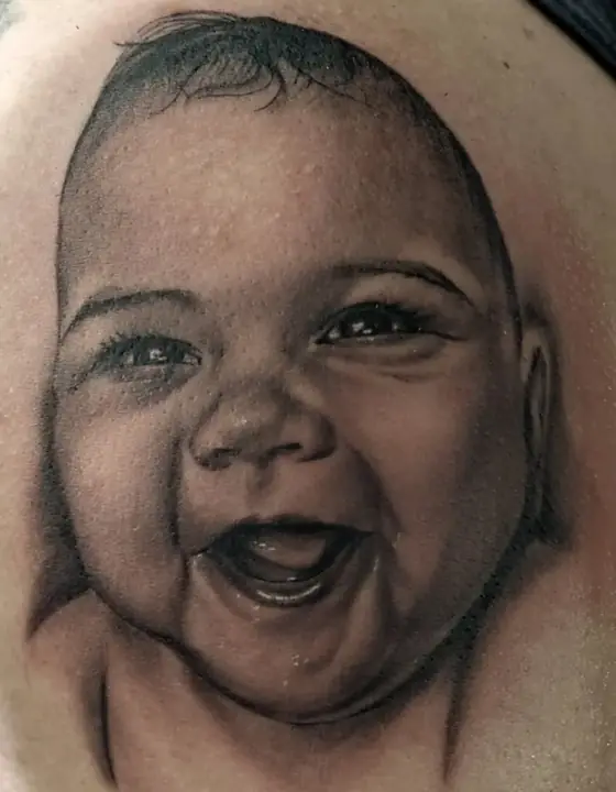 Portrait tattoo